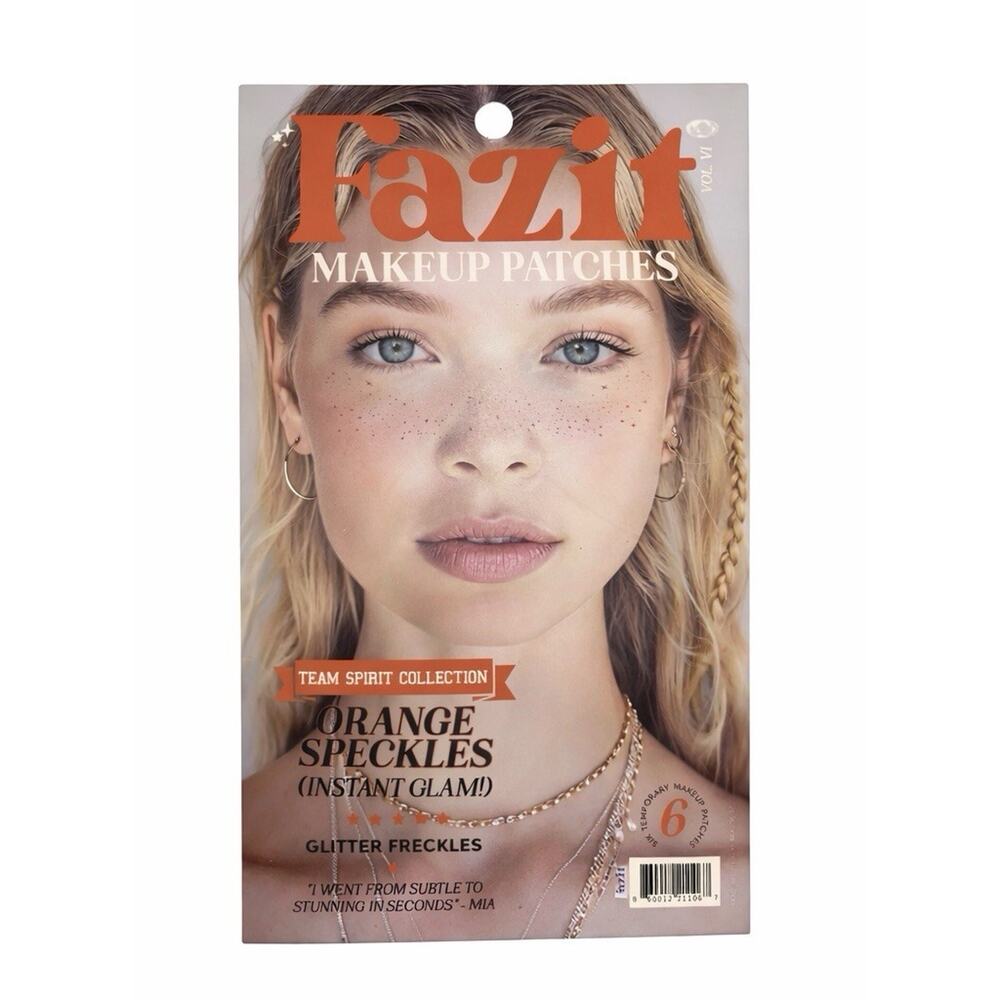 Fazit Make Up Patches - Orange Glitter Freckles